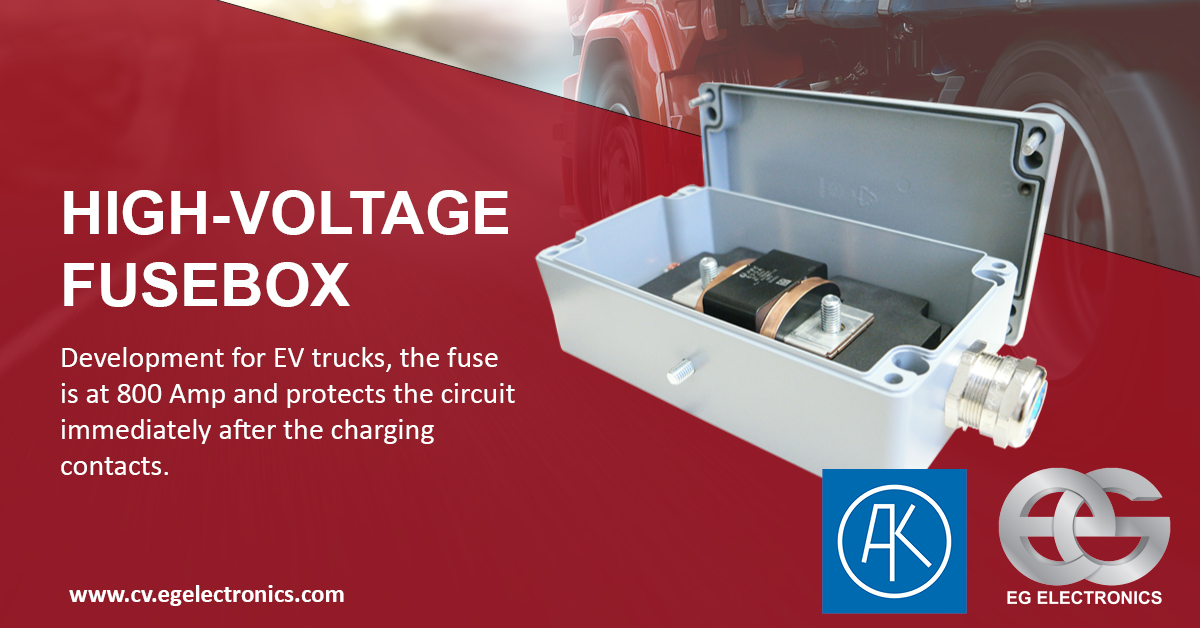 High Voltage Fusebox 800 Amp for Electric Trucks
